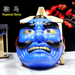 鞍馬全臉大天狗日式般若鳥嘴人像裝扮成人男女面具搞笑萬聖節道具