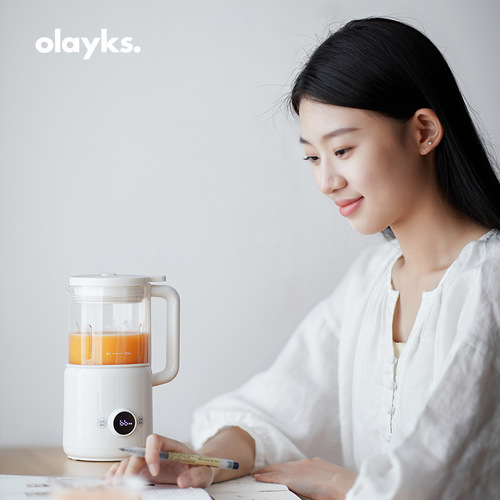 olayks mini wall-breaking machine household soymilk machine small multi-functional non-silent mini 0.6L cooking
