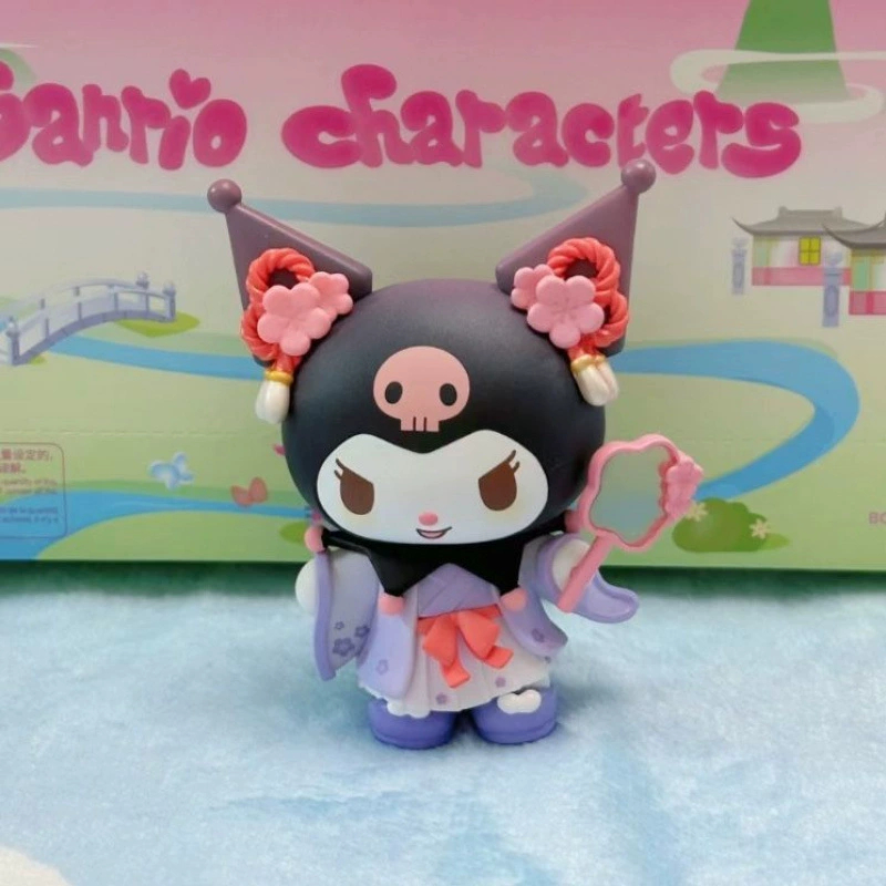 Десктопные слепые фигурки Sanrio New Rhyme Flower Appreciation Series, коллекция 2–6 шт.