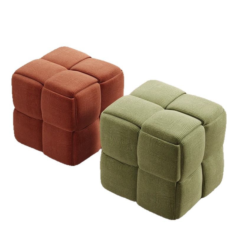 Taburete bajo para el hogar Taburete de sofá Cubo de Rubik de celebridades de Internet