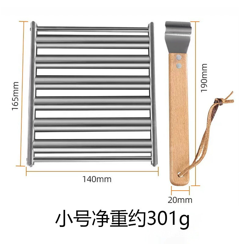 Parrilla para salchichas de acero inoxidable Amazon Parrilla para rodadura desmontable Parrilla para perros calientes al aire libre Parrilla para salchichas