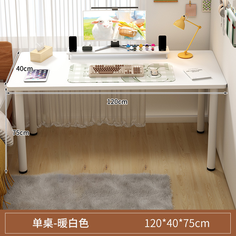 Mesa simple casa de alquiler 2025 nuevo dormitorio moderno escritorio de maquillaje para niñas escritorio de computadora para el hogar escritorio de estudio para estudiantes