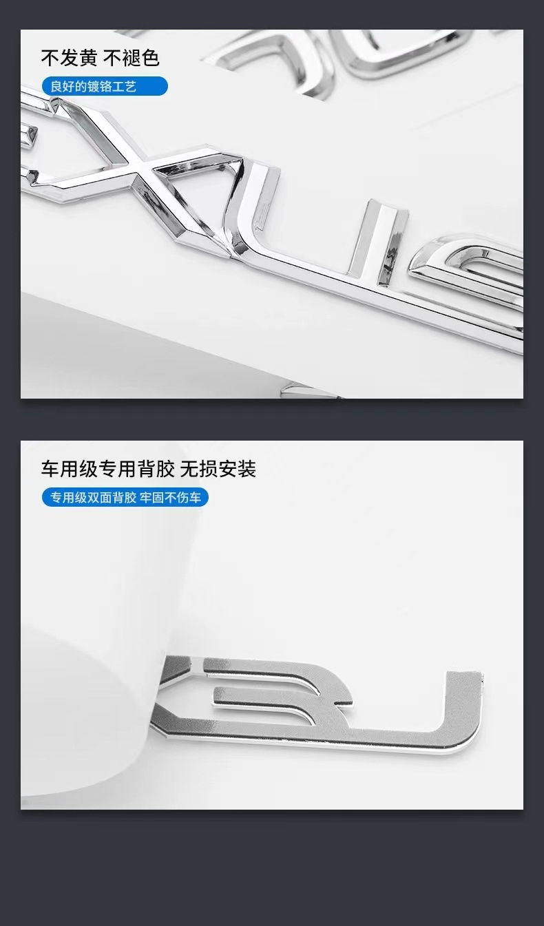 Applicable to Lexus Lexus logo GX400 GX460 LX450 LX470 modified displacement rear labeling