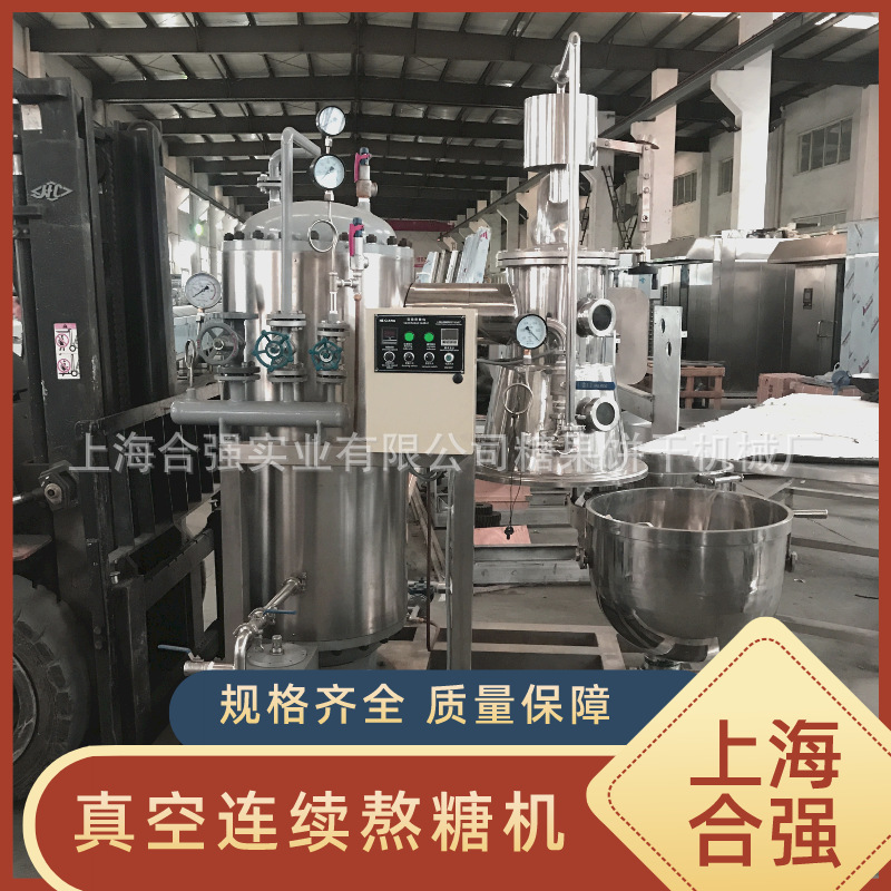 供应真空连续熬糖锅 上海糖果加工生产线 食品设备厂家合强供应商