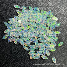 梧州宝石京瓷欧泊仿纯天然澳宝抛光马眼弧面平面欧珀裸石饰品批发