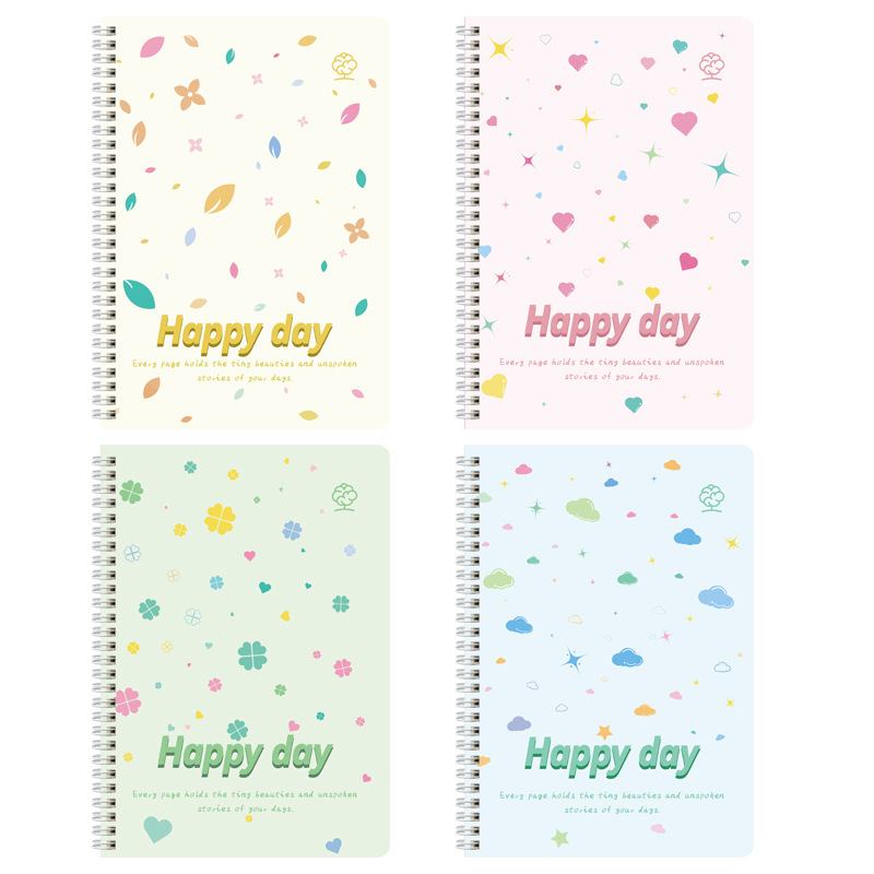 Meng Jin lindo cuaderno de notas bobina de flip side cuaderno grueso a5 cuaderno de notas de alto valor de la cara cuaderno de diario de estudiantes