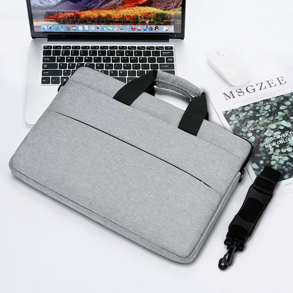 Lightweight Notebook Business Commuter Computer Sleeve Bag Fashionable Fabric Apple Asus Plush Handbag