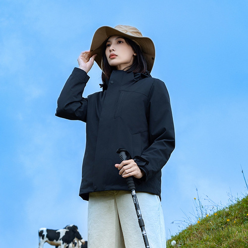 Niaojia certain banana same style jacket women's down liner removable three-in-one outdoor men's thickened and warm two-piece set