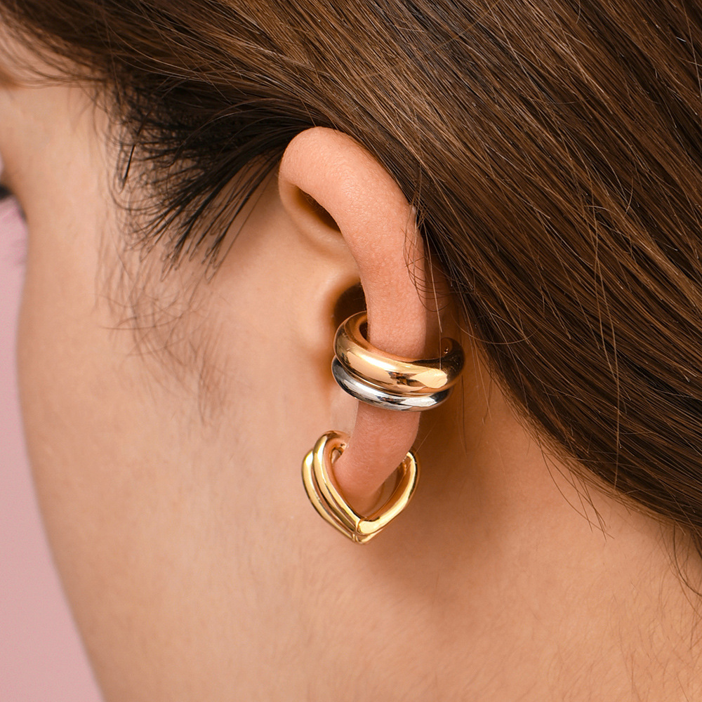 7g Weight Alloy Ear Needle Material Earrings Classification 1 Pair Quantity Casual, Street Occasion Alloy Material Pentagram, Geometric, Heart Shape Pattern All Seasons Season Unisex Gender Polished Finish Plating Design Casual, Commute Style 1 Pair Casual Commute Pentagram Geometric Heart Shape Plating Alloy Earrings 2