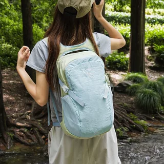 户外旅行包大容量双肩包男女通用背包高颜值撞色登山包徒步运动包