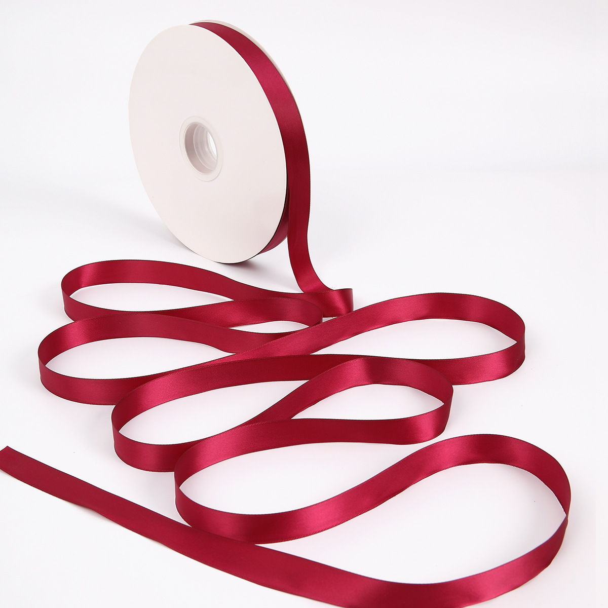 100 yardas de cinta de poliéster de doble cara cifrado cinta de color puro regalo de paquete de flores flores flores