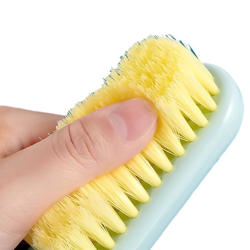cepillo de zapatos de mango largo colgable cepillo de lavado de zapatos de plástico multifuncional cepillo de limpieza multicolor para no dañar zapatos cepillo de limpieza de pelo suave