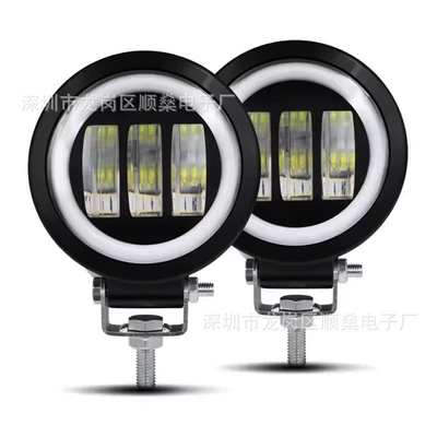 Vehicle Front Bumper Light, İşçi projektorları - white-aperture-round