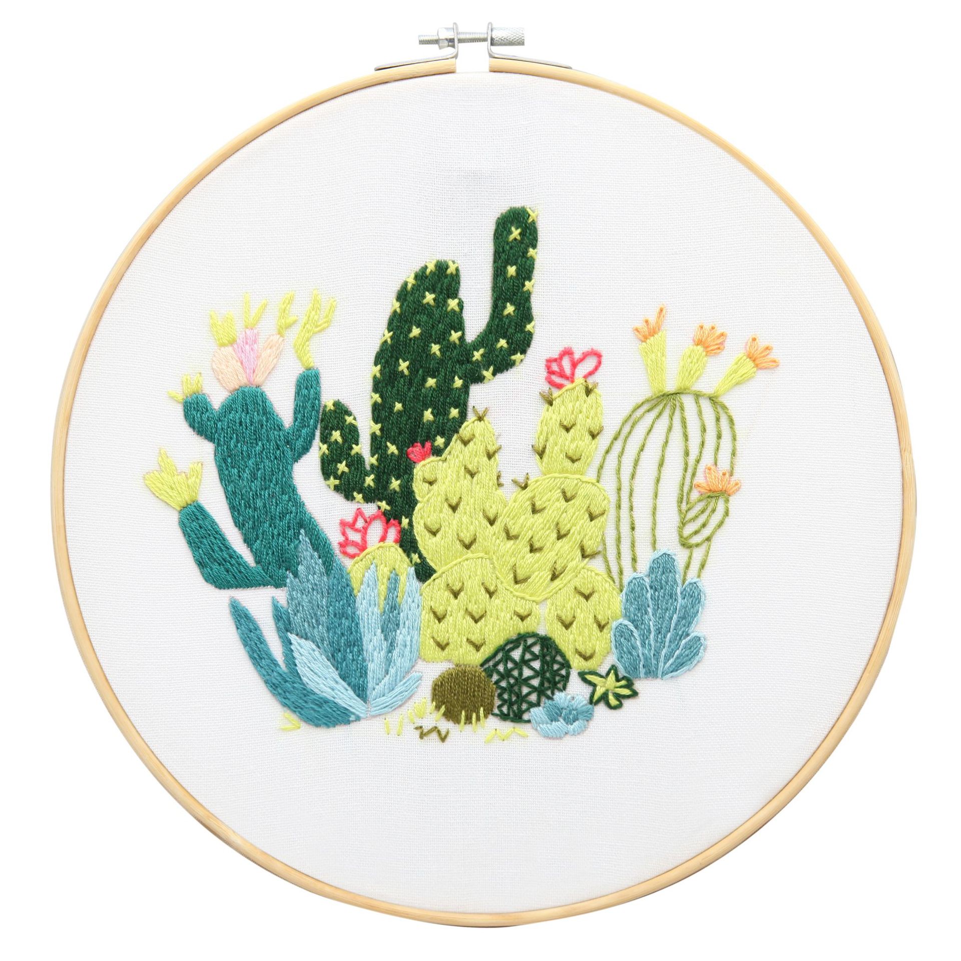 Bordado DIY Amazon nuevo material paquete Lu Bordado su bordado costura herramienta kit principiante Cruz puntada colgante pintura