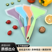 现货玉子烧硅胶锅铲宽口披萨铲牛排不粘锅半透硅胶铲烙饼煎饼果子