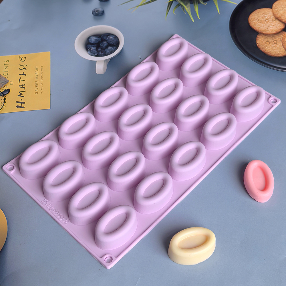 20 donuts oval 47 molde de galletas de chocolate molde de pastel molde de helado molde de silicona
