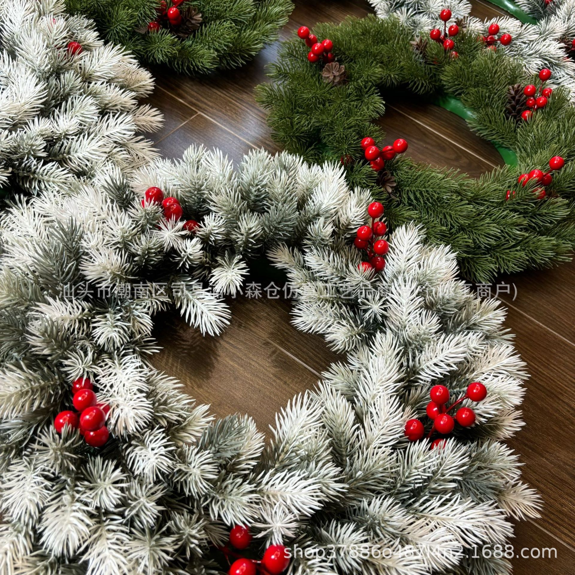 Amazon pop navideño guirnaldas decoración adornos navideños guirnaldas puerta colgar caña decoración del hotel