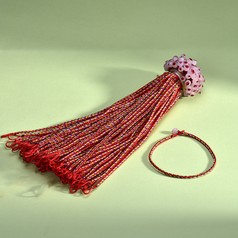 Dragon Boat Festival Colorful Rope Hand-Woven Bracelets for Men and Women, Red Rope Bracelets for Couples in Their Zodiac Year, Tassel Accessories Dragon Boat Festival Colorful Rope Hand-Woven Bracelets for Men and Women, Red Rope Bracelets for Couples in Their Zodiac Year, Tassel Accessories