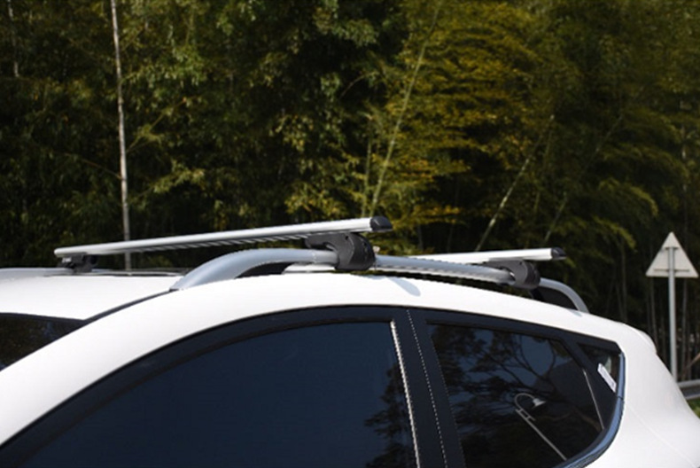 Universal Car Roof Crossbar Adjustable Bracket Length Aviation Aluminum Car Luggage Rack Crossbar Wind Noise Reduction Luggage Box