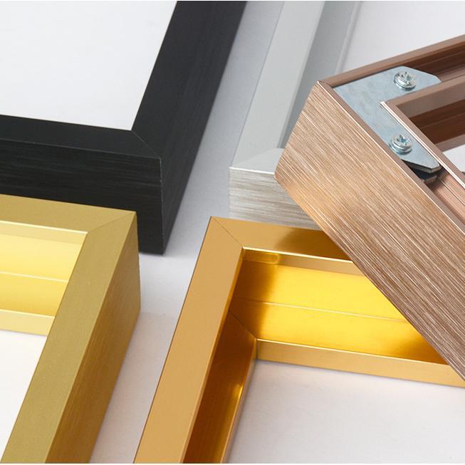 3.5cm Aluminum Alloy Picture Frame Oil Painting Large Size Border Cutting Picture Frame Kt Board Advertising Frame Poster Photo Frame