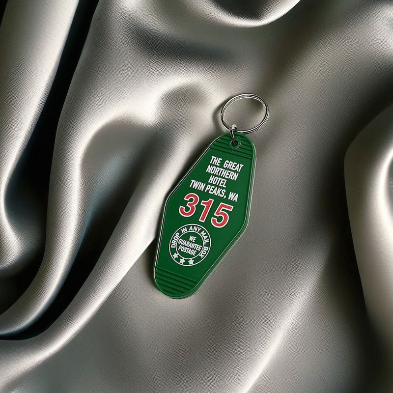 ツインピークス ビッグノースホテル No.315 クーパールーム レトロホテル キーホルダー アクセサリー|undefined
