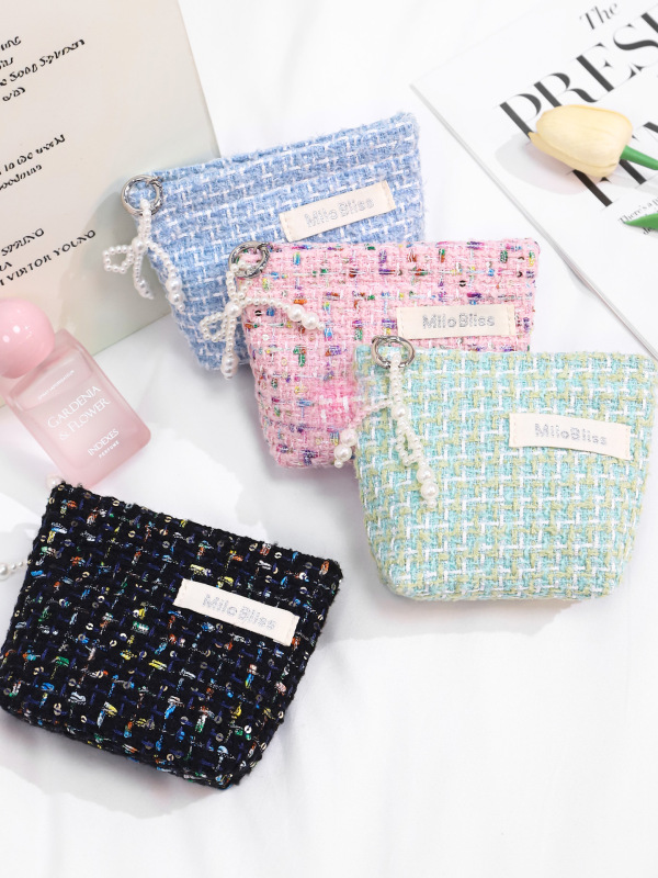 クロスボーダー新しいスタイルのかわいい小銭入れ小さなバッグ女性用化粧品バッグポータブルミニコイン収納袋|undefined