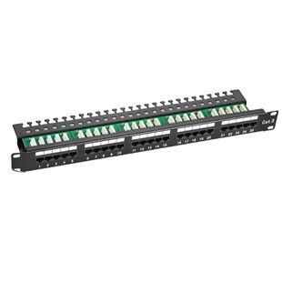 Direct Selling 25 Port Network Telephone Universal Patch Panel Metal Network Patch Panel