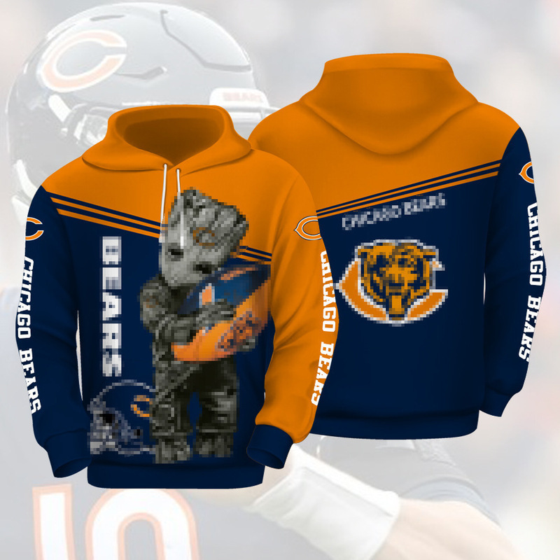 2024 Suéter con capucha para hombre de tendencia de moda del equipo de fútbol de la NFL casual europeo y americano