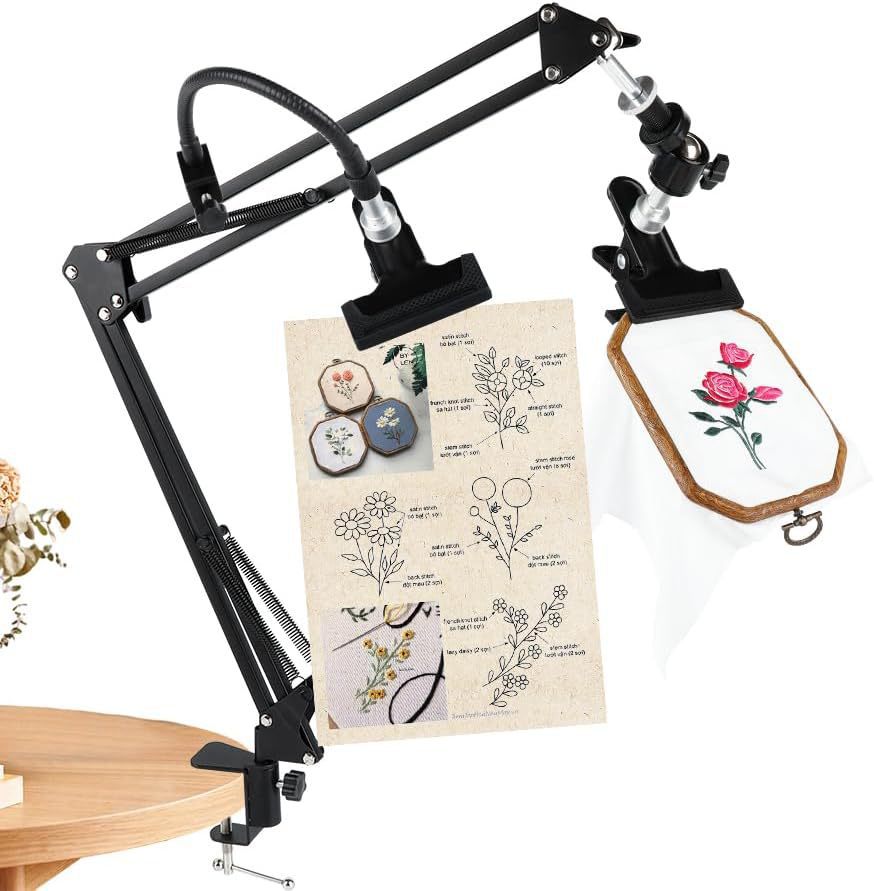 Soporte fijo de escritorio + clip manual tipo B (excepto manual)