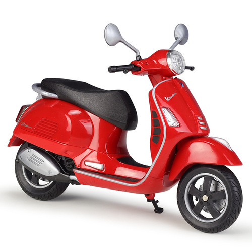 WELLY1:12Vespa GTS Super 2020 scooter simulation alloy finished model