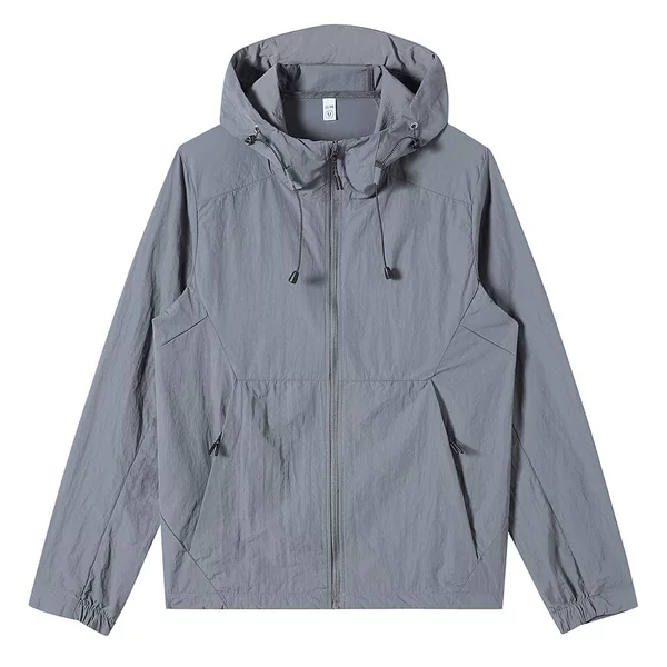 New Mountain Woven Sunscreen Clothing Men's Ultra-thin Breathable Waterproof Anti-ultraviolet Ice Sense Group-buying Sunscreen Clothing Men's Cross-border