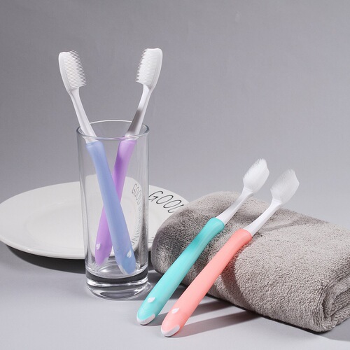 Dijiu nano soft bristle toothbrush Japanese-style household cleaning toothbrush wholesale adult 10,000-bristle toothbrush individually packaged
