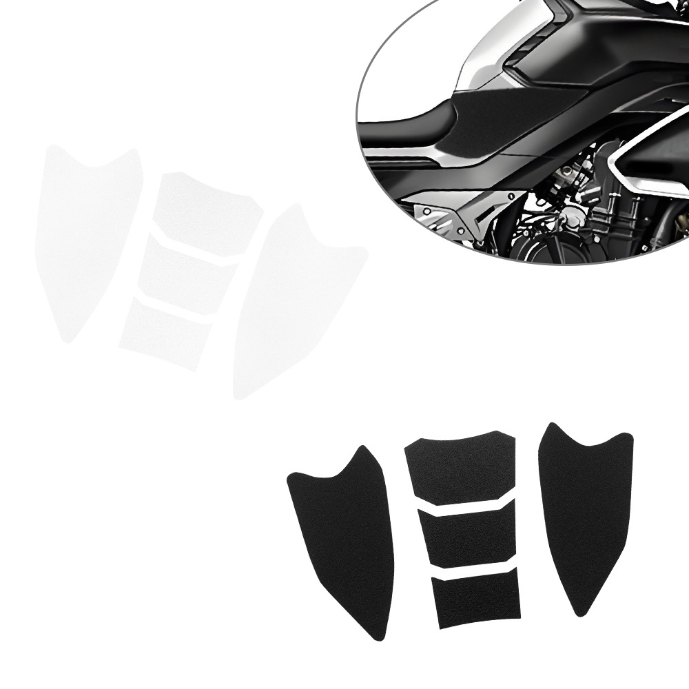 Aplicable a primavera CFMOTO 800NK 2023 pegatinas de tanque de combustible de motocicleta pegatinas de esmerilado pegatinas de hueso de pez anti-rascar y anti-deslizante