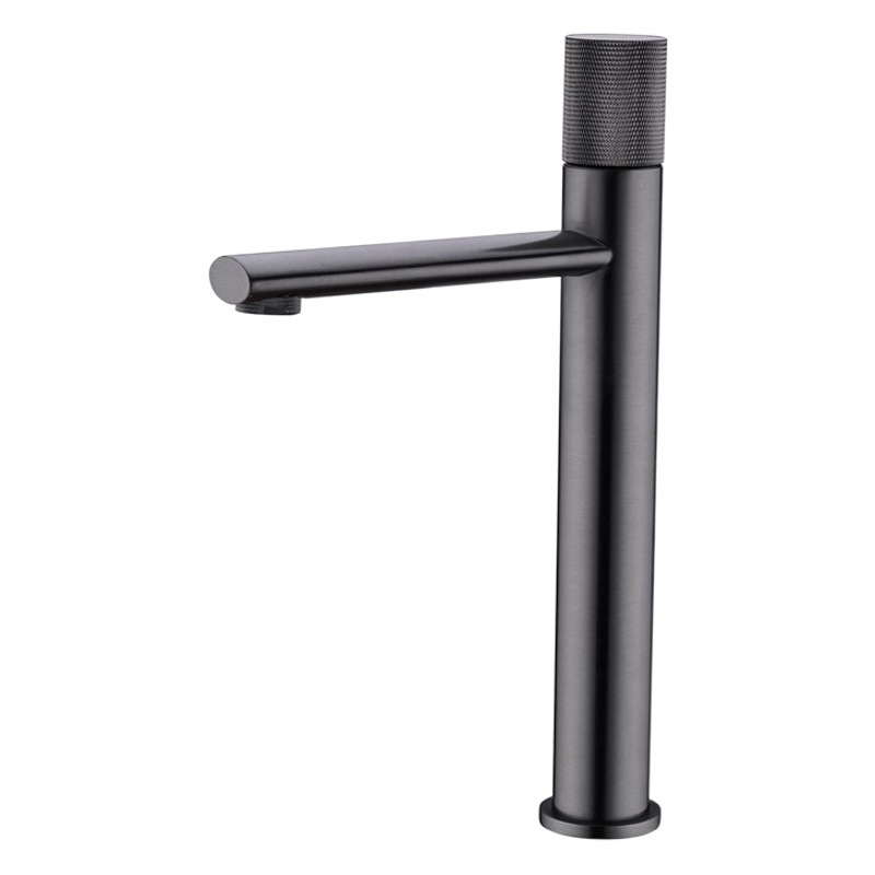 Grifo Mezclador para Lavabo Sobre Encimera 30031 de Cobre Monomando Agua Caliente y Fría image 1