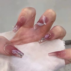 Full-length wearable nail, elongates hand shape nail stickers, detachable nail art, wearable beauty nails, Instagram pure desire style