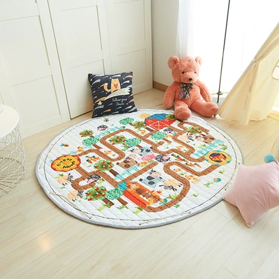 storage mat, ins-style children's toy, Avtomobil döşəmə paspasları - maze-hide-and-seek-15cm-diameter