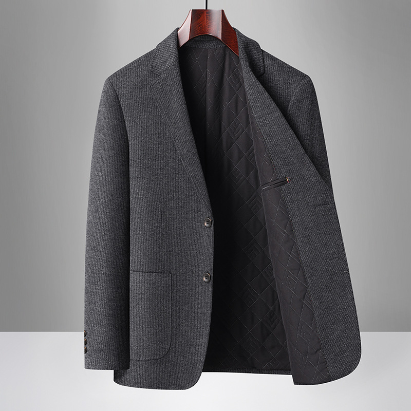 Wholesale Price Wool Content Casual Suit Men's Spring and Autumn New Korean Style Slim Suit Men's Trendy Single Suit Jacket