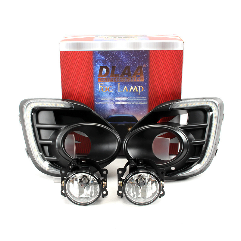 Aplicable a Mitsubishi 16 17 18 años Lancer delantero LED conjunto de lámpara de niebla LED lámpara diurna de renovación conjunto de lámpara de niebla