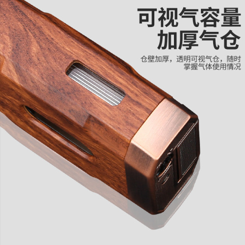 Baicheng retro metal windproof inflatable lighter cross-border cigar special lighter high-end business gift smoking set