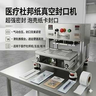 气动进出吸塑包装机 五金杜邦纸吸塑封口机 医疗器械纸卡吸塑机