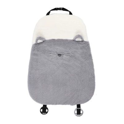 Car Plush Headrest Pillow Cute Headrest - cats-claw-cushion-gray-backrest