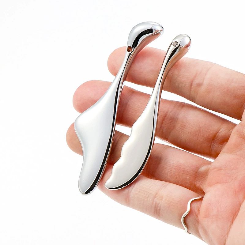 Eye cream, metal cosmetic massager, easy application