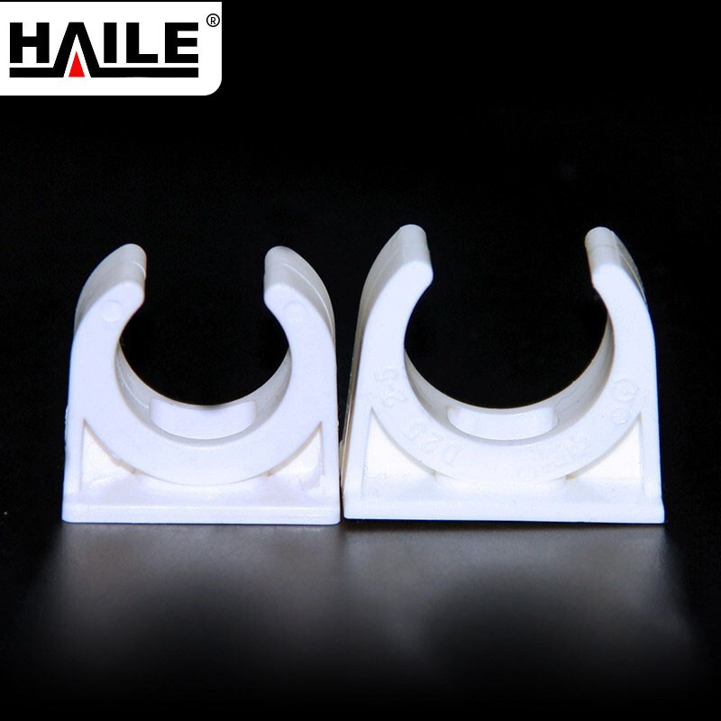 HAILE海乐PVC穿线管U型管卡卡扣穿线管配件适配16mm穿线管80个/包