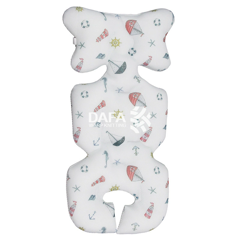 Поставка детской коляски коврик производитель сэндвич-сетчатая ткань дышащая утолщенная трикотажная печатная детская коляска коврик