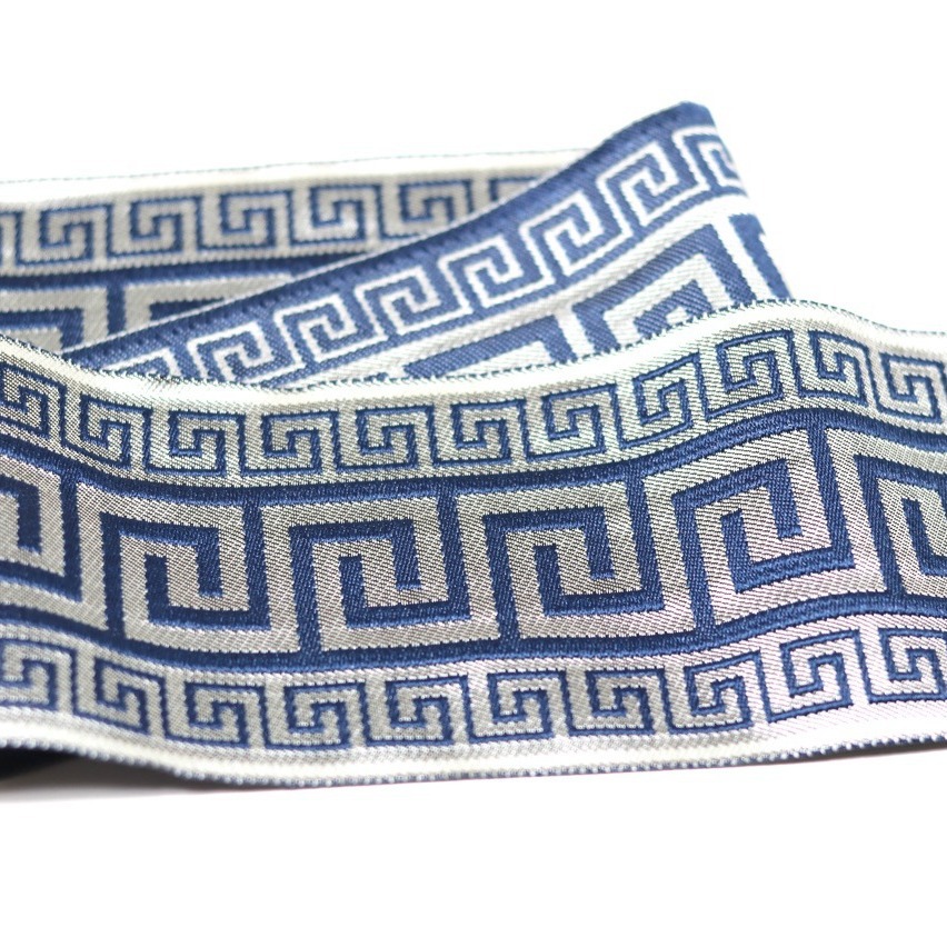 9cm de ancho de alta precisión tela jacquard cortina de ropa minoritaria sofá tabla bandera cama banda de empalme