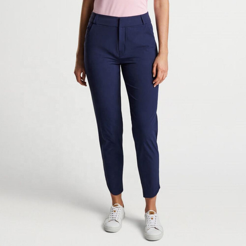 Sports workout Leisure outdoor golf pants straight golf pants jogger zipper pocket ankle pants