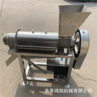 鲜果大型榨汁机 商用大功率水果果汁机器 两相电电机款菠菜打汁机