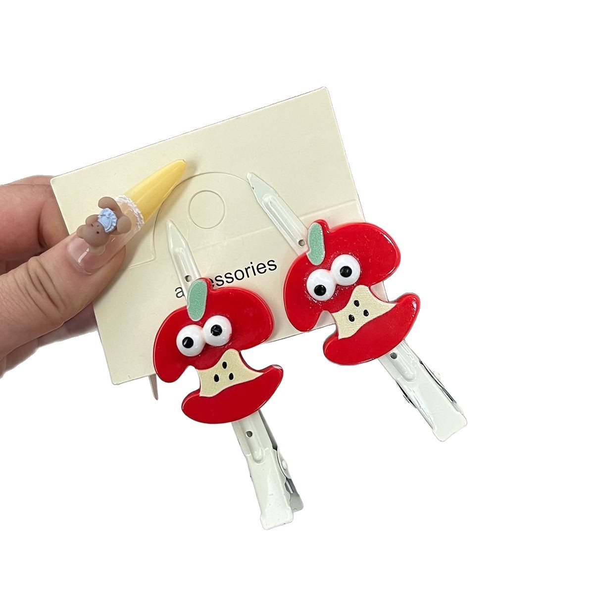 Clips de pelo de color gelatina dulce coreano otoño y invierno estilo francés pestaña estilo de cabello temperamento universal clips de cabello elegante accesorios de cabello