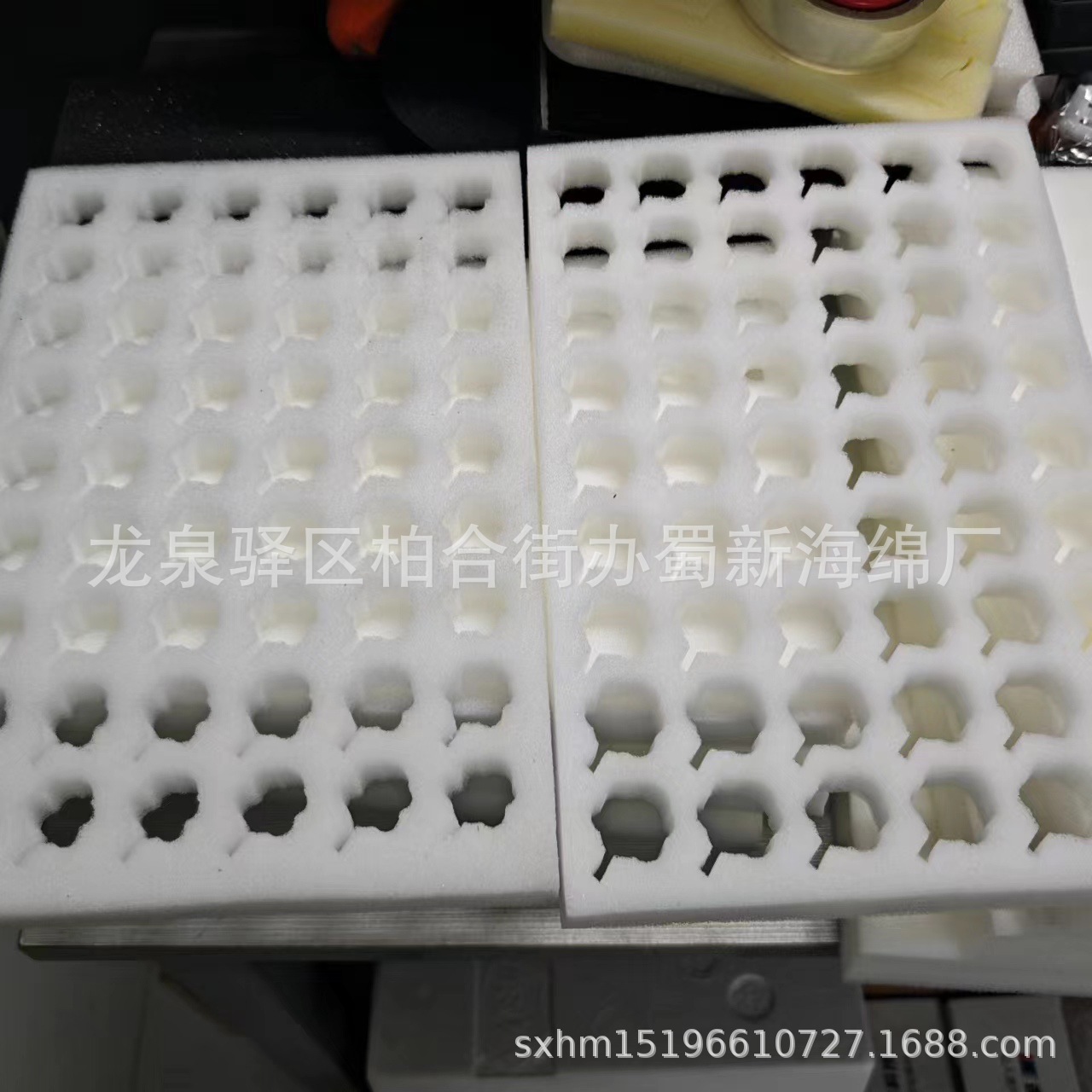 厂家供应黑色白色车厘子礼盒包装海绵泡沫/快递礼盒车厘子海绵