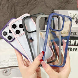 新款手机壳苹果17pro透明壳pc耐黄防摔硬壳ins风适用iphone手机壳